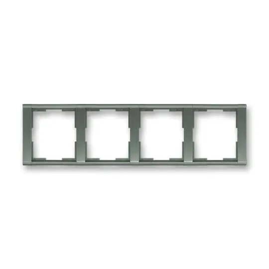 3901F-A00140 34  Rámeček pro elektroinstalační přístroje, čtyřnásobný vodorovný, antracitová